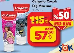 COLGATE ÇOCUK DİŞ MACUNU 75 ML
